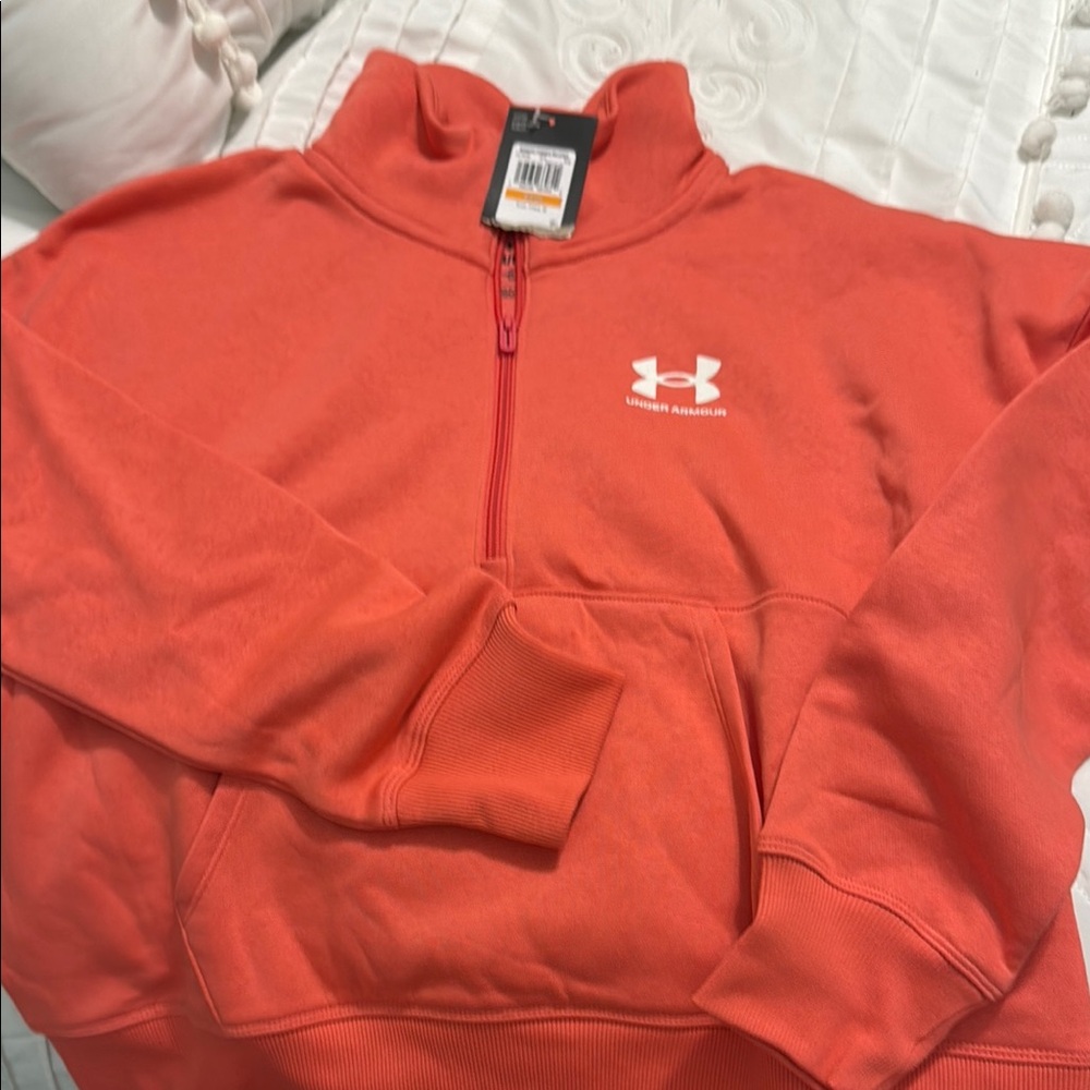 Under Armour Coral Half-Zip Pullover